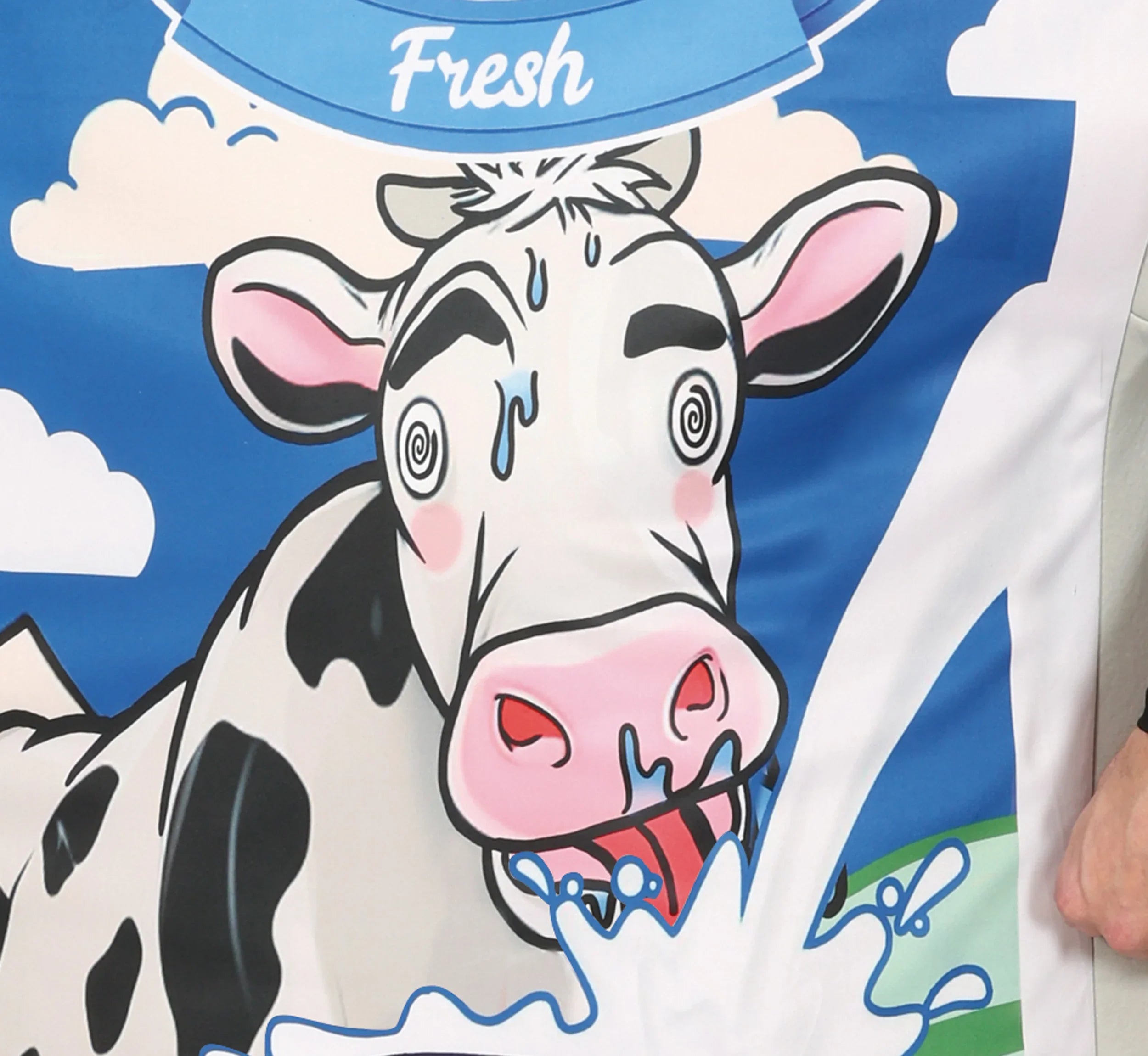 Disfraz de Cartón de Leche con Grifo para Hombre Despedidas Guirca